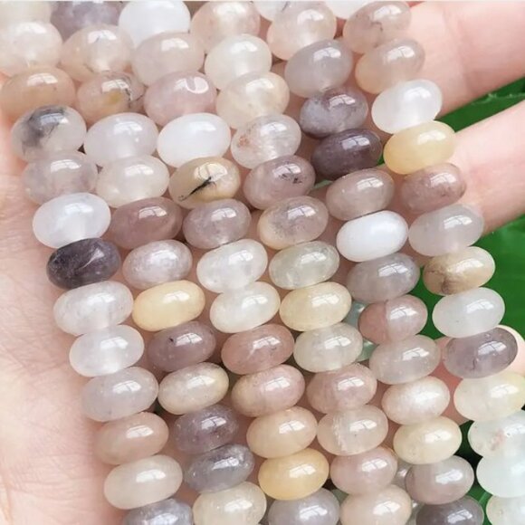 Pink Aventurine Stone Beads Rondelle Abacus Shape 8X5mm  Approx. 75 Beads - Picture 3 of 3